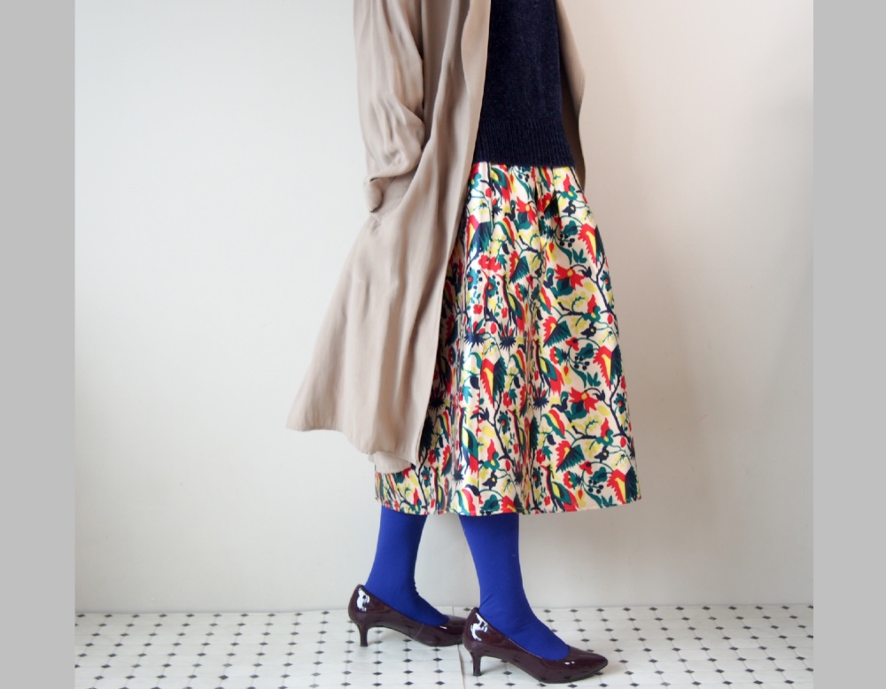 「再販」MACAO きまぐれコレクション第２弾　-クレイジーなプリントのスカート