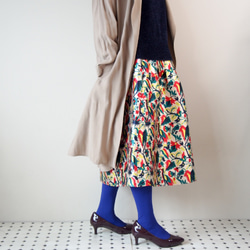 「再販」MACAO きまぐれコレクション第２弾　-クレイジーなプリントのスカート 1枚目の画像