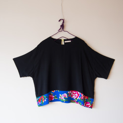 KIMONO TOP -Over sized top with CHINESE textile 第10張的照片