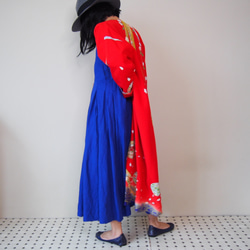 KIMONO Long Jacket -upcycled from Vintage Kimono 第5張的照片