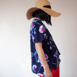 OKINAWA TOP  -upcycled from unused summer KIMONO 第3張的照片