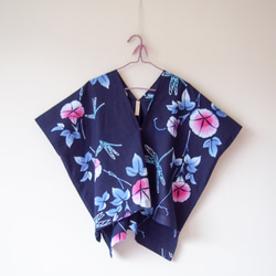 OKINAWA TOP  -upcycled from unused summer KIMONO 第6張的照片