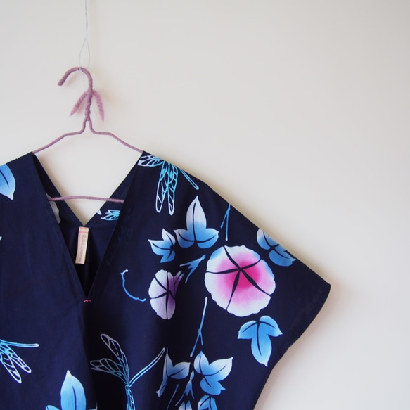 OKINAWA TOP  -upcycled from unused summer KIMONO 第7張的照片