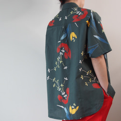 YUKATA Aloha Shirt  -upcycled from unused summer KIMONO 第4張的照片