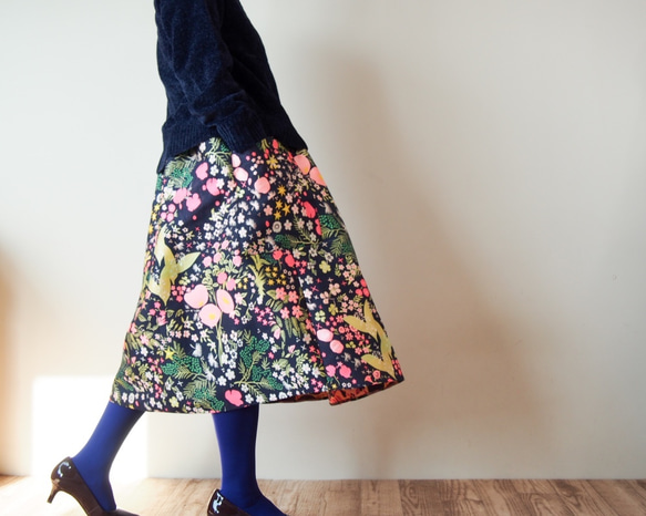 【はなさま専用ページ】きまぐれコレクション　-クレイジーな織り模様のスカート 6枚目の画像