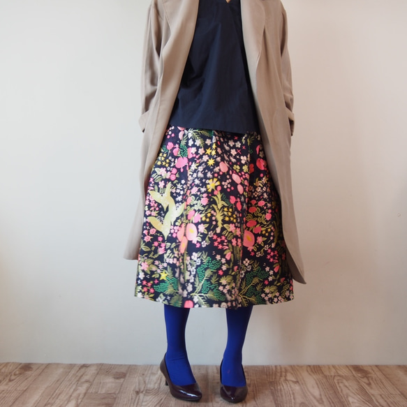 【はなさま専用ページ】きまぐれコレクション　-クレイジーな織り模様のスカート 8枚目の画像