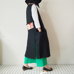 出售KIMONO GILET  -  Gillet使用複古和服 第3張的照片
