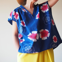 OKINAWA TOP  -upcycled from unused summer KIMONO 第3張的照片