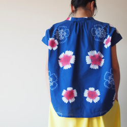 OKINAWA TOP  -upcycled from unused summer KIMONO 第5張的照片