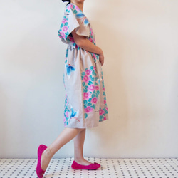 OKINAWA KAFTAN DRESS -from unused vintage summer Kimono 第1張的照片