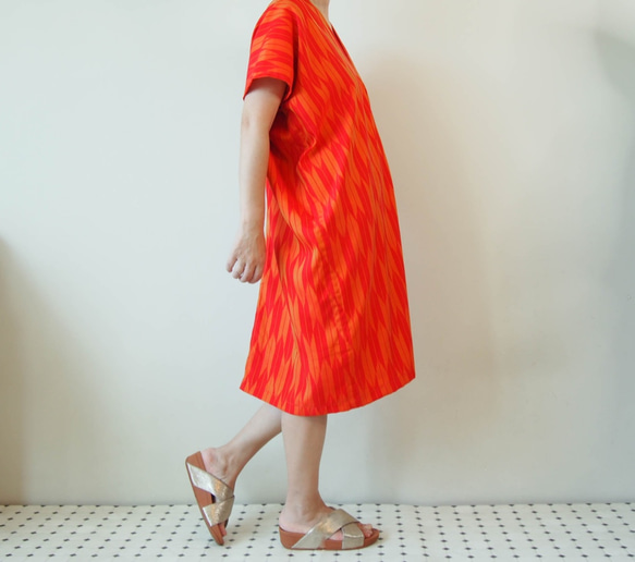 SoldSquare連衣裙 - 復古和服製成的方形連衣裙“免運費” 第4張的照片