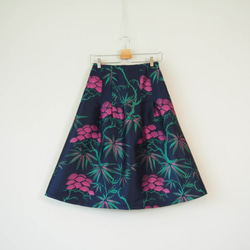 ＜受注製作＞ KABUKI Skirt  -キモノチックな織り柄のスカート 色は3色から選べます！ 8枚目の画像