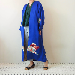 KIMONO Long Jacket -upcycled from Vintage Kimono 第2張的照片