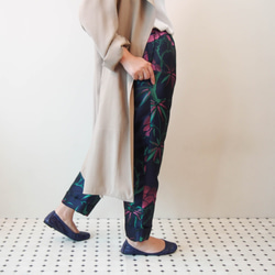 KABUKI TROUSERS -with KIMONO inspired woven fabric 第10張的照片