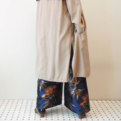 KABUKI TROUSERS -with KIMONO inspired woven fabric 第3張的照片