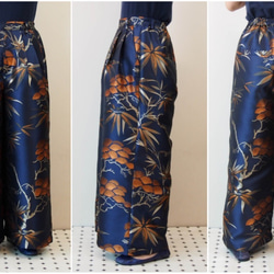 ＜受注製作＞ KABUKI Wide Pants -キモノチックな織り柄のワイドパンツ 3色から選べます！＜送料無料＞ 6枚目の画像