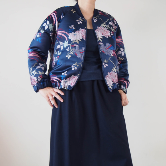 Whimsy Collection-Orient Pattern Blouson“免費送貨” 第9張的照片