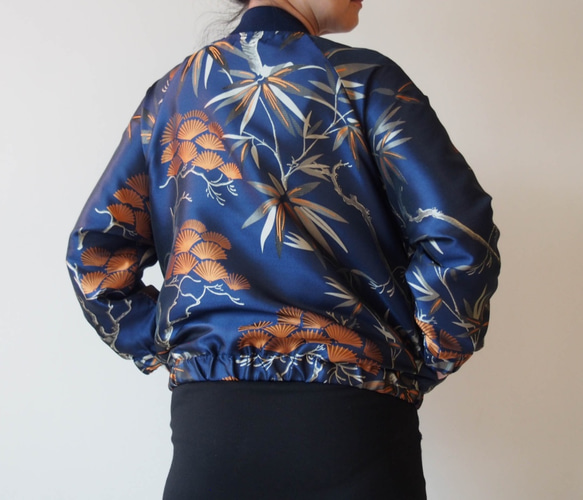 &lt;定制&gt; KABUKI夾克-Blouse與Kimonotic編織圖案“免費送貨”有3種顏色可供選擇！ 第5張的照片