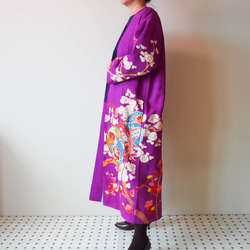 KIMONO Long Jacket -upcycled from Vintage Kimono 第4張的照片