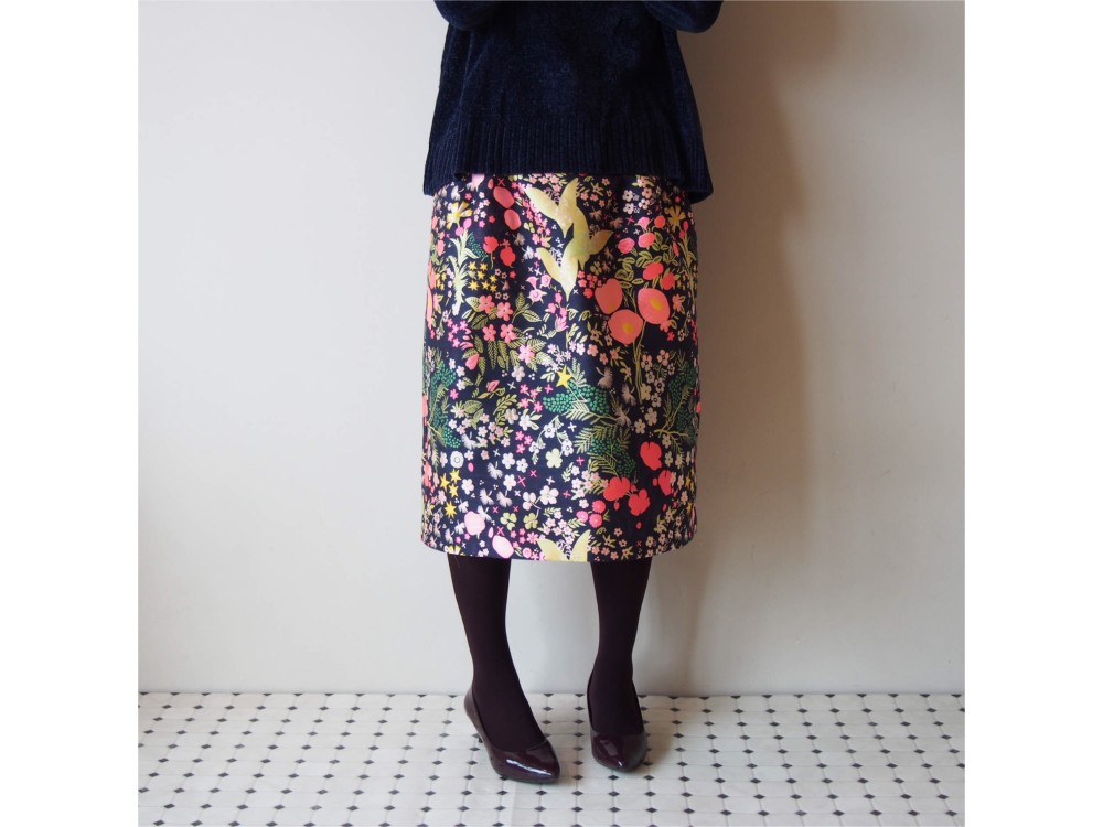 ＜受注製作＞ 「再販x14」きまぐれコレクション　-クレイジーな織り模様のスカート　ちょっとデザイン違いのセミタイト