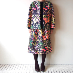 ＜受注製作＞ 「再販x14」きまぐれコレクション　-クレイジーな織り模様のスカート　ちょっとデザイン違いのセミタイト 3枚目の画像