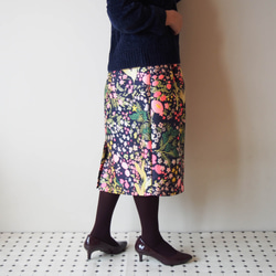 ＜受注製作＞ 「再販x14」きまぐれコレクション　-クレイジーな織り模様のスカート　ちょっとデザイン違いのセミタイト 7枚目の画像