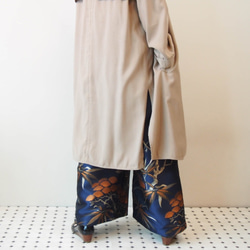 KABUKI TROUSERS -with KIMONO inspired woven fabric 第3張的照片