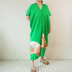 Square KIMONO Dress -using Vintage Kimono 第2張的照片