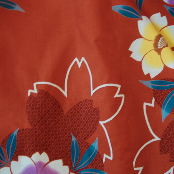 OKINAWA ORIGAMI TOP -From unused Summer KIMONO Fabric 第4張的照片