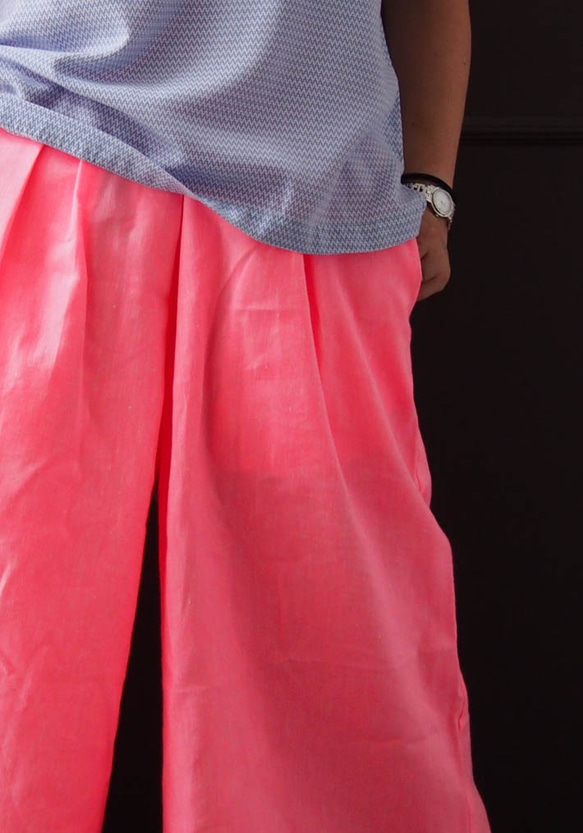 CRAZY YELOOW PRINT trousers 第10張的照片