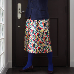 “再次上架”Kimagure 系列 - 半緊身設計略有不同的瘋狂印花半身裙 第9張的照片