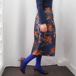 KABUKI SKIRT - 類似和服的梭織半身裙，設計略有不同 第6張的照片