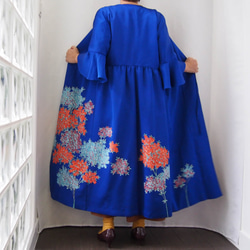 SOLD KIMONO Wrapped Dress&#39;n Coat - 2Way dress coat using kim 第1張的照片