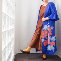 SOLD KIMONO Wrapped Dress&#39;n Coat - 2Way dress coat using kim 第4張的照片