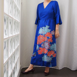 SOLD KIMONO Wrapped Dress&#39;n Coat - 2Way dress coat using kim 第6張的照片