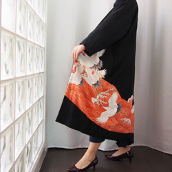 KIMONO Long Coat-長袍外套，和服和服重製正式！ 第2張的照片