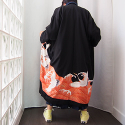 KIMONO Long Coat-長袍外套，和服和服重製正式！ 第5張的照片