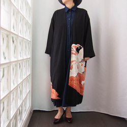 KIMONO Long Coat-長袍外套，和服和服重製正式！ 第9張的照片