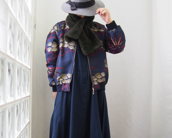 &lt;訂製&gt; 歌舞伎夾克 - 和服式編織圖案束腰衫 有 2 種尺寸和 2 種顏色可供選擇 第1張的照片