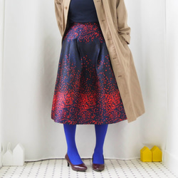 CRAZY WOVEN TEXTILE  -Midi Skirt 第4張的照片