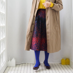 CRAZY WOVEN TEXTILE  -Midi Skirt 第7張的照片