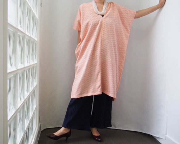 Square KIMONO Dress -using Vintage Kimono 第1張的照片