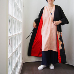 Square KIMONO Dress -using Vintage Kimono 第2張的照片