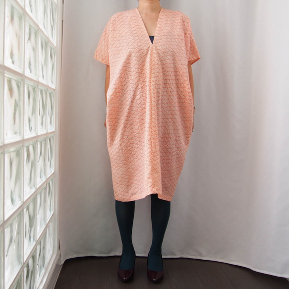 Square KIMONO Dress -using Vintage Kimono 第6張的照片