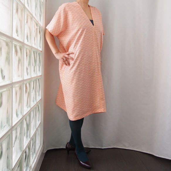 Square KIMONO Dress -using Vintage Kimono 第8張的照片