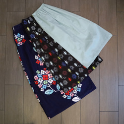 棉人造絲蓬鬆的簡單襯裙 OKINAWA 非常適合襯衣，如裙子。 第5張的照片