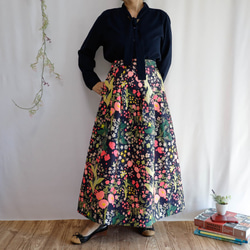 CRAZY PRINT -Maxi Skirt 第4張的照片