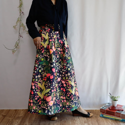 CRAZY PRINT -Maxi Skirt 第5張的照片