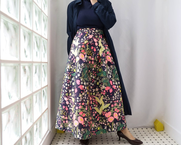 CRAZY PRINT -Maxi Skirt 第6張的照片