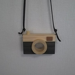 木製　カメラ 1枚目の画像